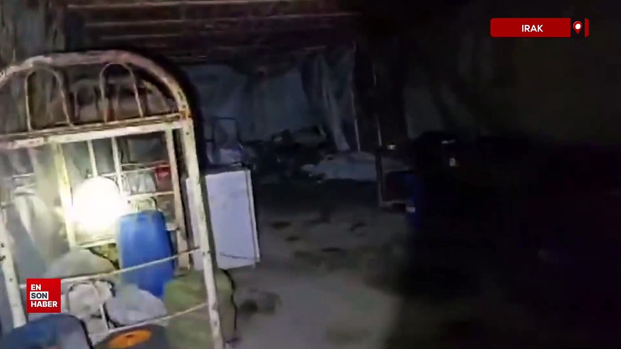 Pençe-Kilit bölgesindeki bir mağara teröristler...