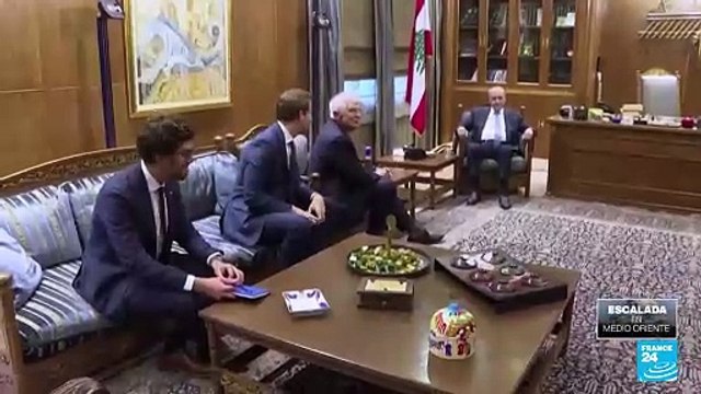 Borrell hace su última visita como jefe de la diplomacia europea a Líbano y llama a un alto el fuego