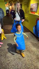 Kids are playing in the water exhibit at the Kentucky Science Center!