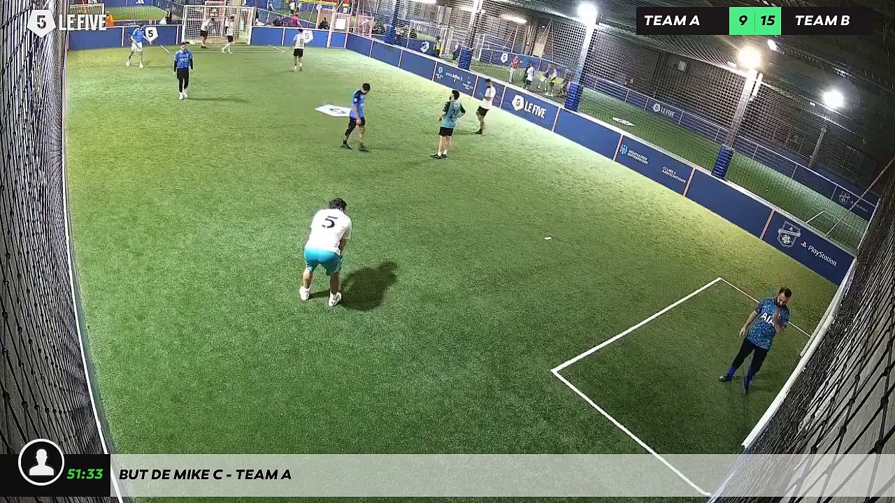 But de Mike C - Team A