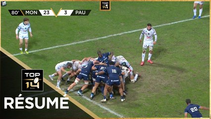 TOP 14 Saison 2024-2025 J10 - Résumé Montpellier Hérault Rugby - Section Paloise