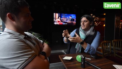 Benjamin Ghislain, mentaliste, nous fait une démonstration de son talent.