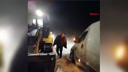 Kahramanmaraş'ta karda mahsur kalan 10 öğretmen kurtarıldı