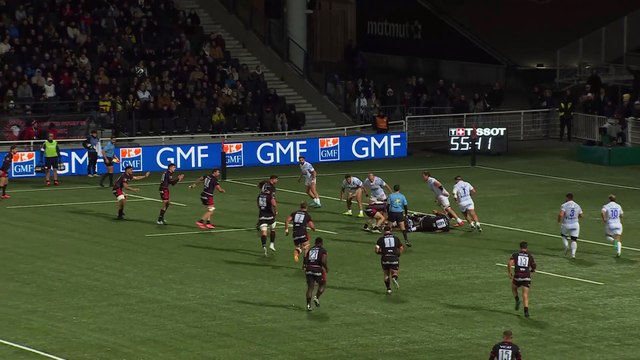 TOP 14 - Essai de Baptiste COUILLOUD (LOU) - LOU Rugby - ASM Clermont