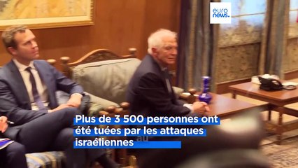 Josep Borrell au Liban pour parler du cessez-le-feu
