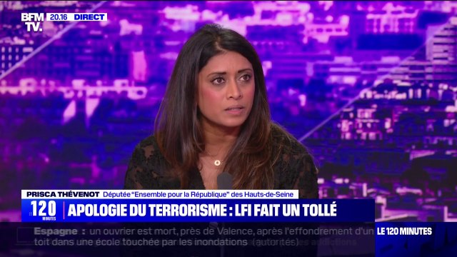 Ils n'aiment pas la France par aigreur : Prisca Thévenot (EPR), réagit au projet LFI d'abroger le délit d'apologie du terrorisme
