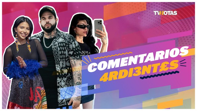 Emiliano Aguilar, hermano de Ángela Aguilar comenta un post de Cazzu en redes.