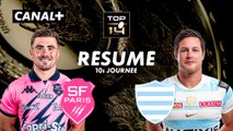 Le résumé du derby Paris / Racing - TOP 14 - 10ème journée