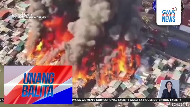 Mga nasunugang pamilya, siksikan sa evacuation center | Unang Balita