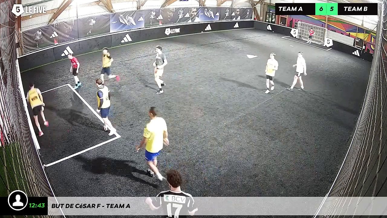 But de César F - Team A