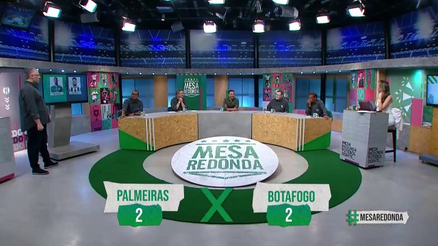 Clima de decisão! Mesa Redonda define quem é melhor entre Palmeiras e Botafogo