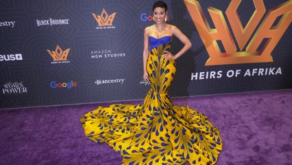 Janeisha John "Heirs Of Afrika 7th Annual International Women of Power Awards" Purple Carpet