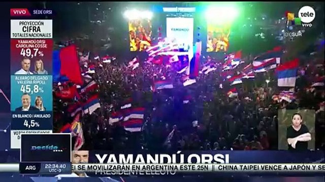 Yamandú Orsi es electo presidente de Uruguay