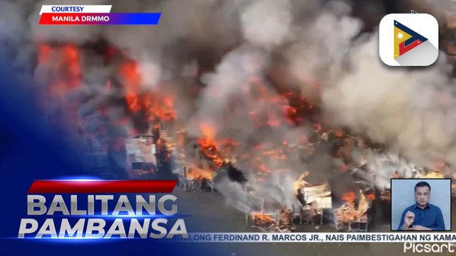 PAF, tumulong sa pag-apula ng apoy sa mga nasusunog na bahay sa Isla Puting Bato sa Tondo, Manila