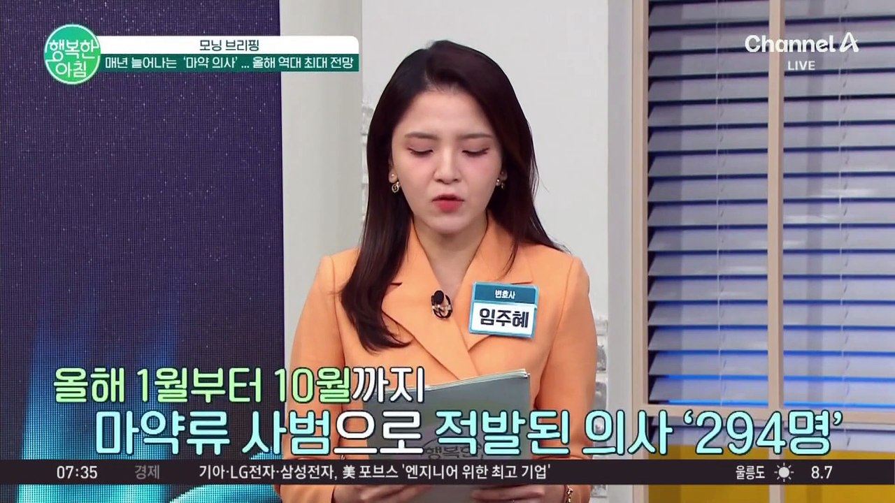 역대 최대 전망, 마약 의사 약 300명... 매년 증가↑ #마약의사