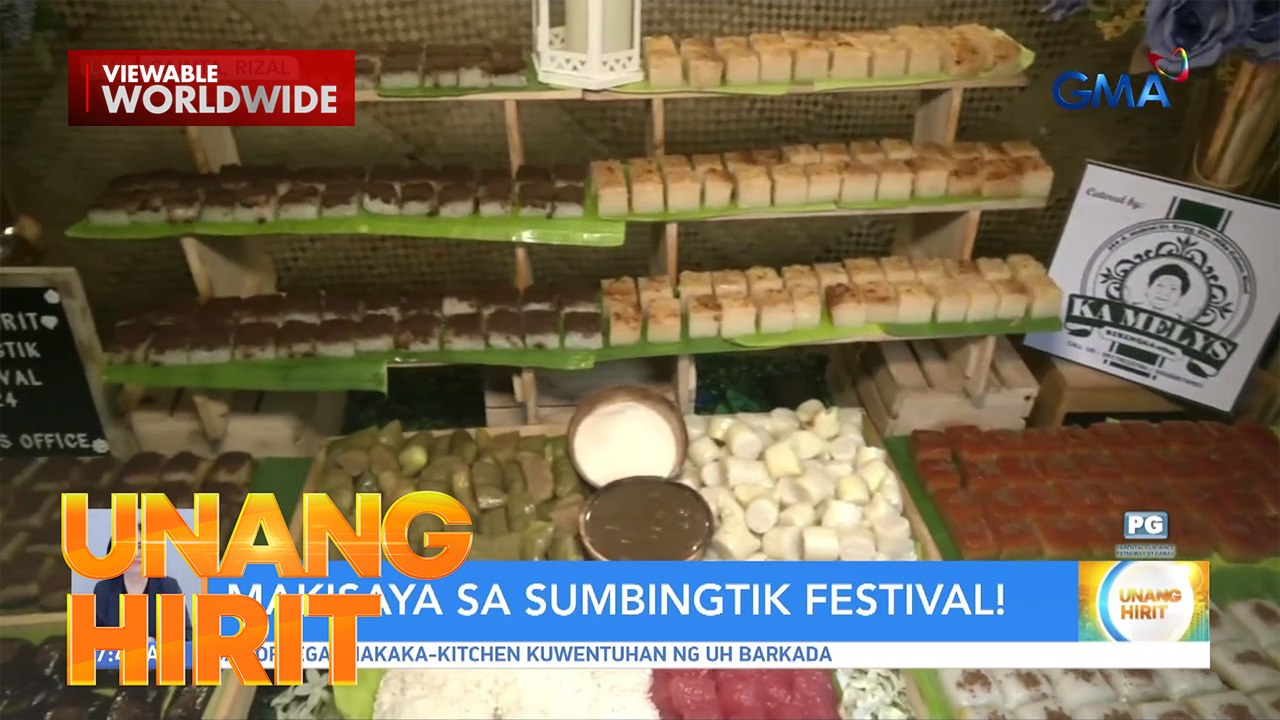 Suman, Bibingka, at Latik, bida sa Sumbingtik Festival! - video Dailymotion