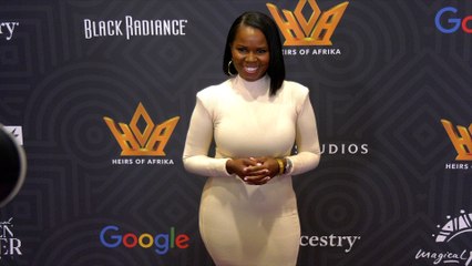 Myesha Chaney "Heirs Of Afrika 7th Annual International Women of Power Awards" Purple Carpet