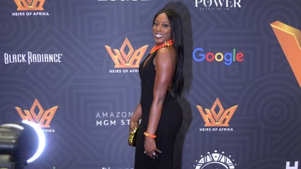 Chiney Ogwumike "Heirs Of Afrika 7th Annual International Women of Power Awards" Purple Carpet Large