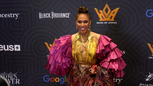Princess Sarah Culberson Heirs Of Afrika 7th Annual International Women of Power Awards Purple Carpet