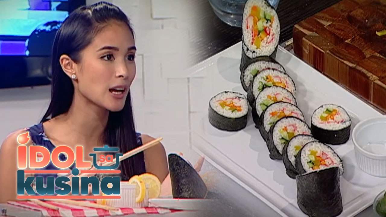 Can Heart Evangelista take Chef Boy Logro’s Gigantic Futomaki? | Idol Sa Kusina