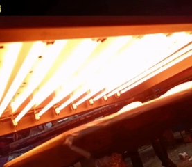 1500w 500mm  IR medium wave quartz infrared lamp Infrared Halogen heat lamp for  textile flash dryer