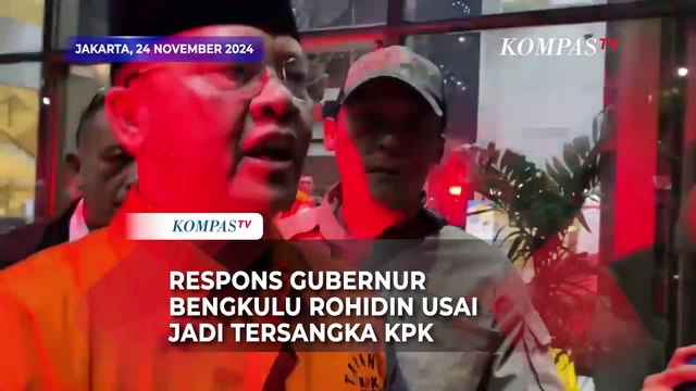 [FULL] Pernyataan Gubernur Bengkulu Rohidin usai Jadi Tersangka KPK