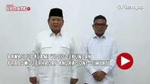 Bawaslu Dalami Video Dukungan Prabowo terhadap Andra Soni-Dimyati