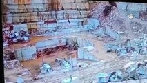 Marmara Adası'ndaki mermer ocağındaki göçükte 2 işçi öldü; o anlar kameralara yansıdı!