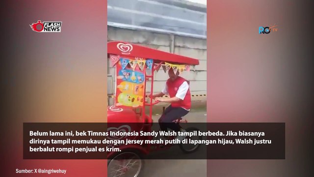 Momen Sandy Walsh Mendadak jadi 'Penjual' Es Krim
