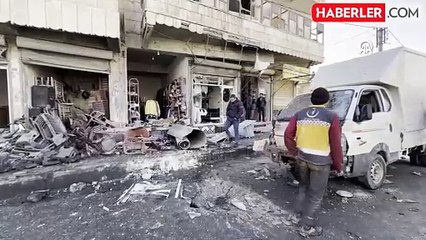 PKK/YPG'nin Bab ilçesine roket saldırısı: 1 sivil öldü, 14 yaralı