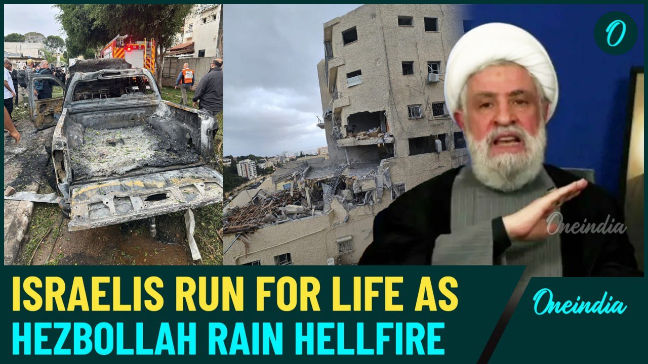 Tel-Aviv & Haifa Burning: Hezbollah Rains 100-Rockets Hellfire, Shocking As Israelis Run for Life