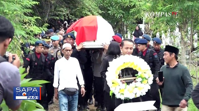 Isak Tangis Iringi Pemakaman Polisi Korban Ditembak Polisi, Keluarga Marah Minta Keadilan!