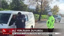 Ülke genelinde 43 göçmen kaçakçılığı organizatörü yakalandı