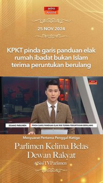 KPKT pinda garis panduan elak rumah ibadat bukan Islam terima peruntukan berulang