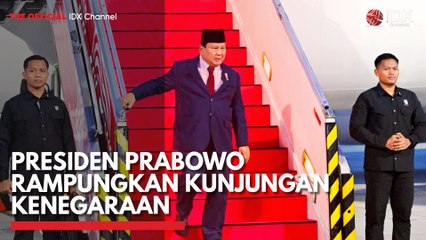 Presiden Prabowo Rampungkan Kunjungan Kenegaraan