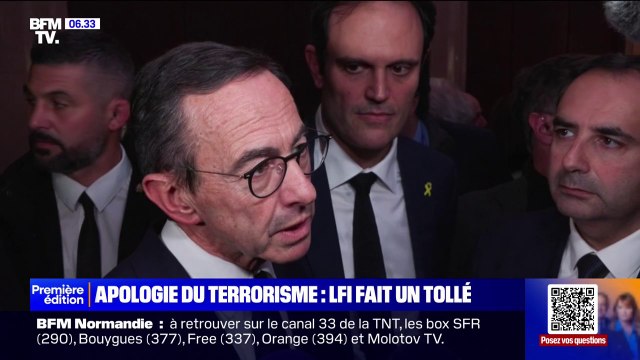 Abrogation du délit d'apologie du terrorisme: Bruno Retailleau s'attaque à la proposition de LFI