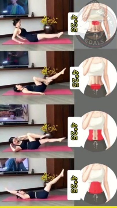 Burn belly fat at home #weightlossworkout #viralshort