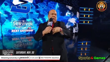 FULL SEGMENT_ Paul Heyman returns with CM Punk as OG Bloodline s fifth man_ SmackDown, Sports & Games