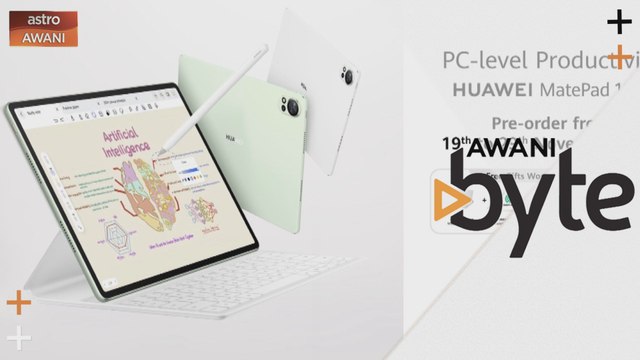 #AWANIByte: HUAWEI lancar MatePad 12 X dan jam pintar HUAWEI WATCH D2