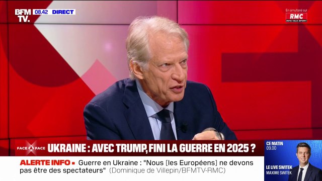 “Je ne crois pas que ce soit la meilleure solution”: Dominique de Villepin réagit à l'hypothèse d'envoi de troupes en Ukraine