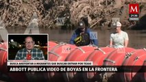 Colocan nuevas boyas en el Río Bravo en frontera con Texas