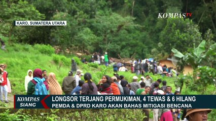 Hari Kedua, Pencarian 6 Warga Hilang Korban Longsor di Karo Terus Dilakukan