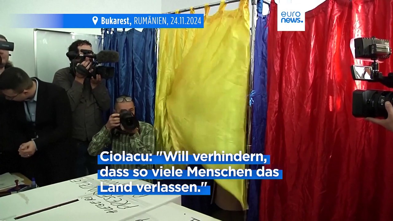 Präsidentenwahl in Rumänien: Populist Georgescu liegt überraschend in Führung