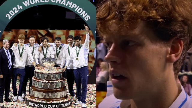 Tennis - Davis Cup 2024 - Jannik Sinner and Italy have retained the Davis Cup trophy : We are so proud
