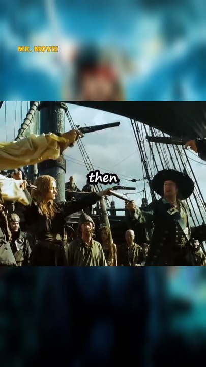 Pirates of the Caribbean movie scene - Jack Sparrow