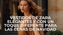 Vestidos de Zara elegantes y con un toque diferente para las cenas de Navidad