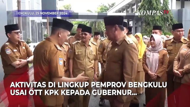Usai OTT KPK Gubernur Bengkulu Rohidin Mersyah, Wagub Rosjonsyah Koordinasi Tentukan Arah