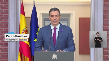 Sánchez: "Nadie mejor para sustituirla que alguien que encarna sus mismos valores"