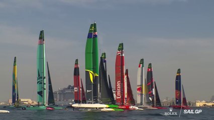 SailGP 2024 / Day 1 Highlights  2024 Emirates Dubai SailGP