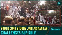 VIDEO| Youth Congress Rallies at Jantar Mantar: Fierce Protest Against BJP Policies in Delhi